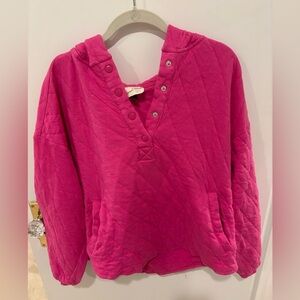 Universal Thread Fuchsia Quilted Hoodie